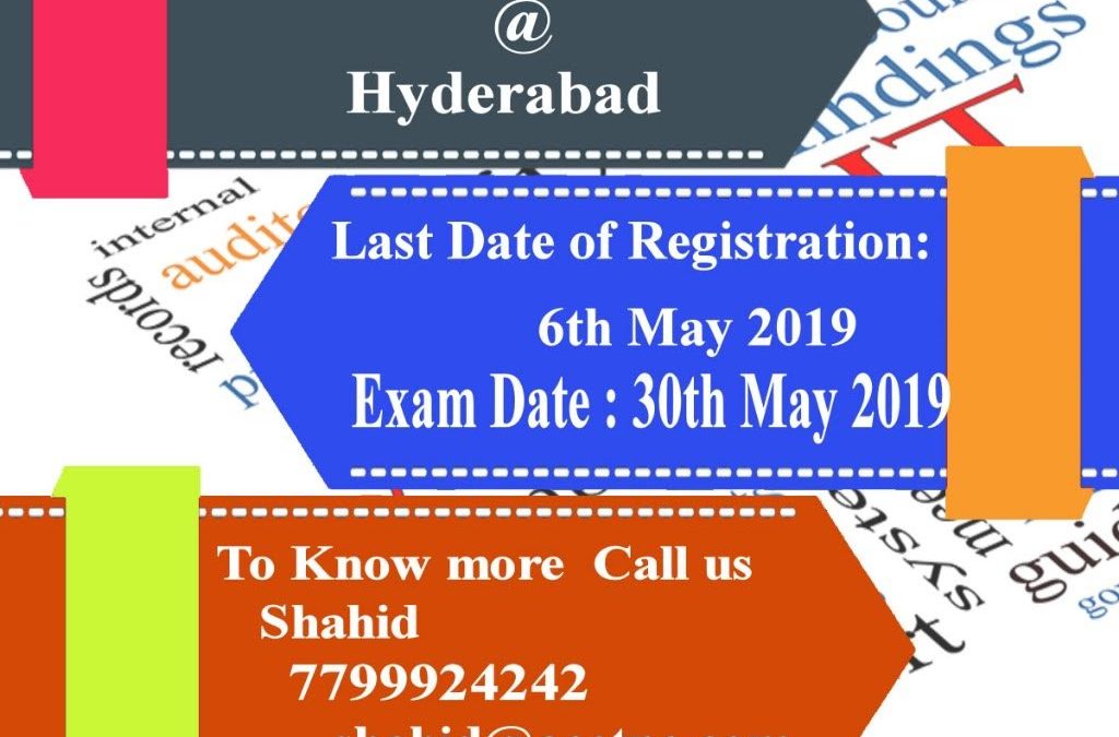 Nebosh Hsw Training in Hyderabad (May-2019)